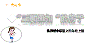 北师大版语文四年级上册-“三颗纽扣”的房子-课件.ppt