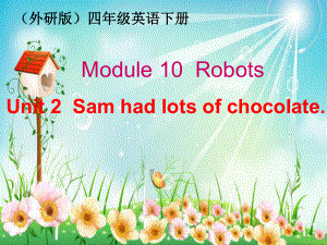 四年级英语下册(外研版三起)Module-10-Unit-2-Sam-had-lots-of-chocolate公开课课件.ppt（无音视频素材）