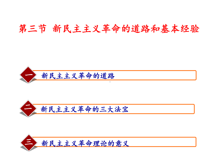 毛概2-3新民主主义革命的道路和基本经验课件.ppt_第1页