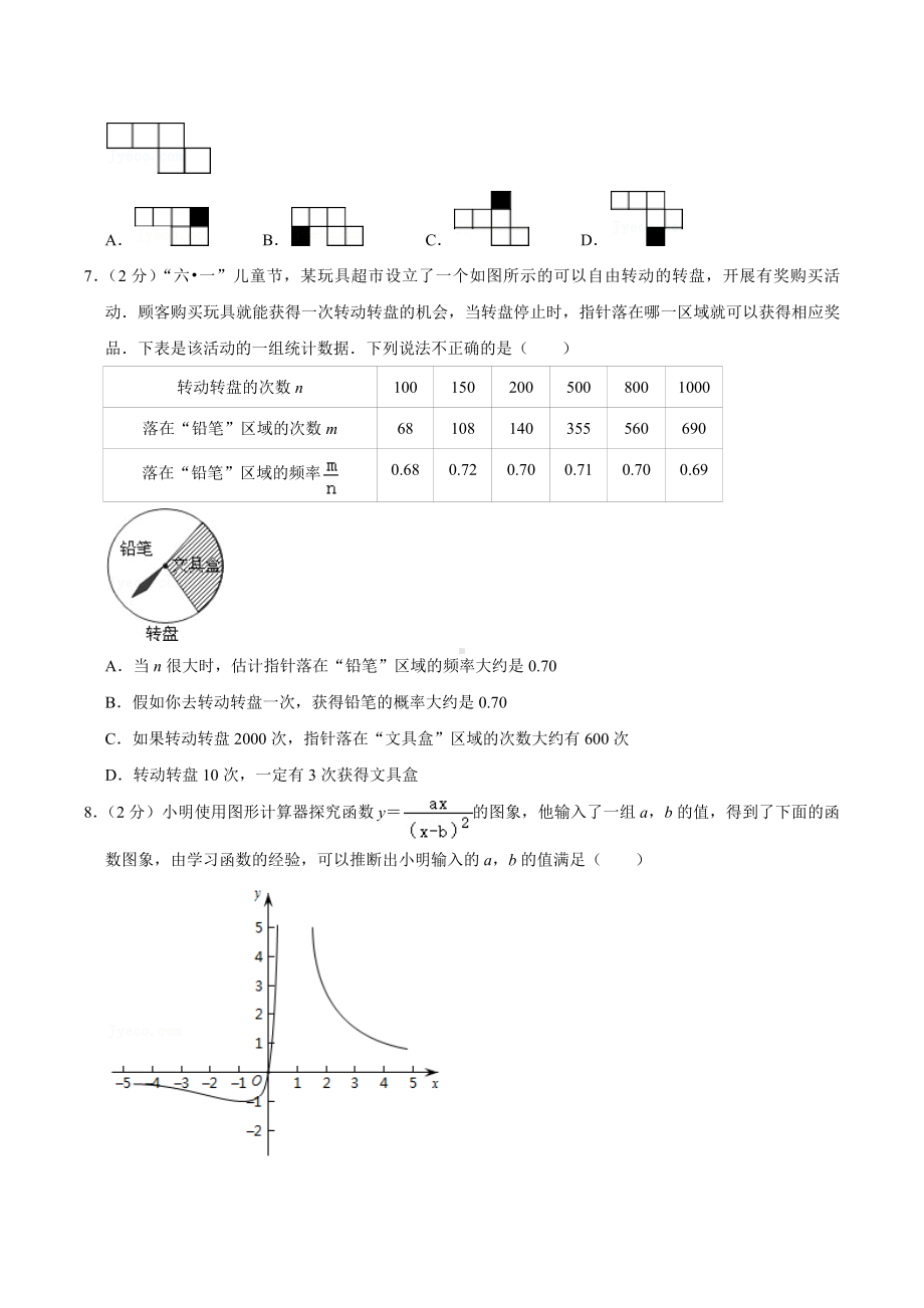 2022年北京市西城区三帆 中考数学2.5模试卷.docx_第2页