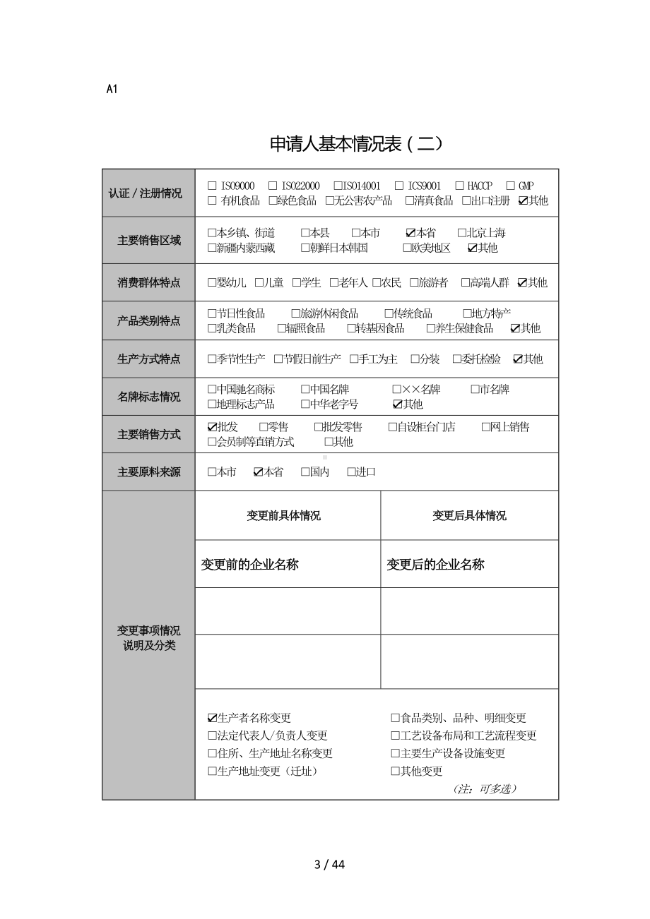 食品生产许可申请材料目录参考模板范本.doc_第3页