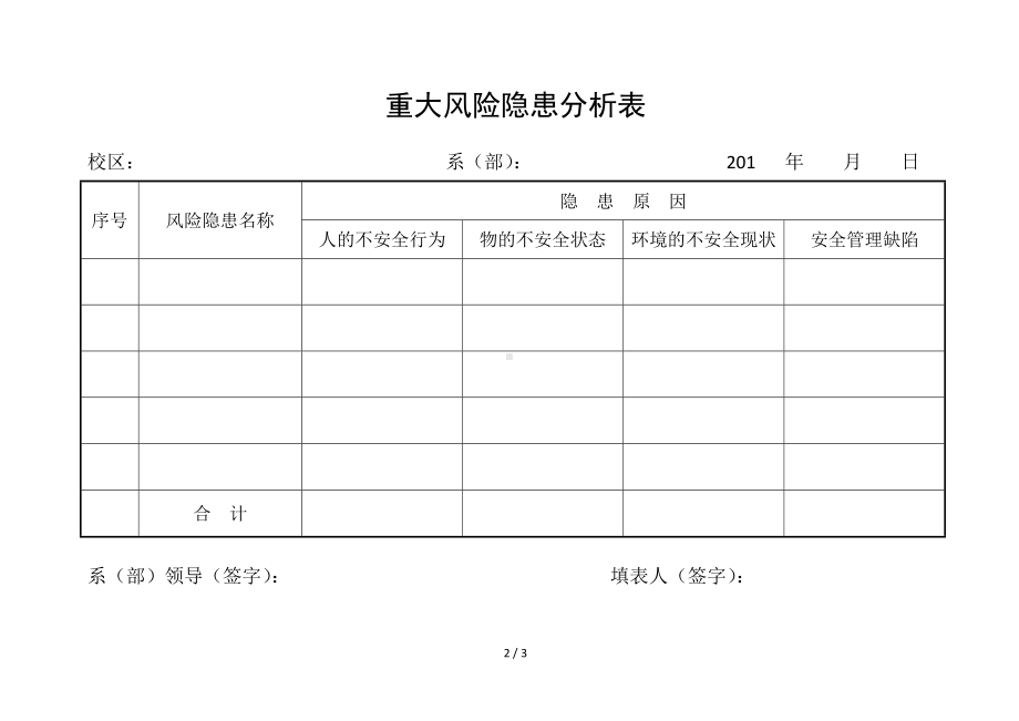 学校风险隐患排查治理台账参考模板范本.doc_第2页