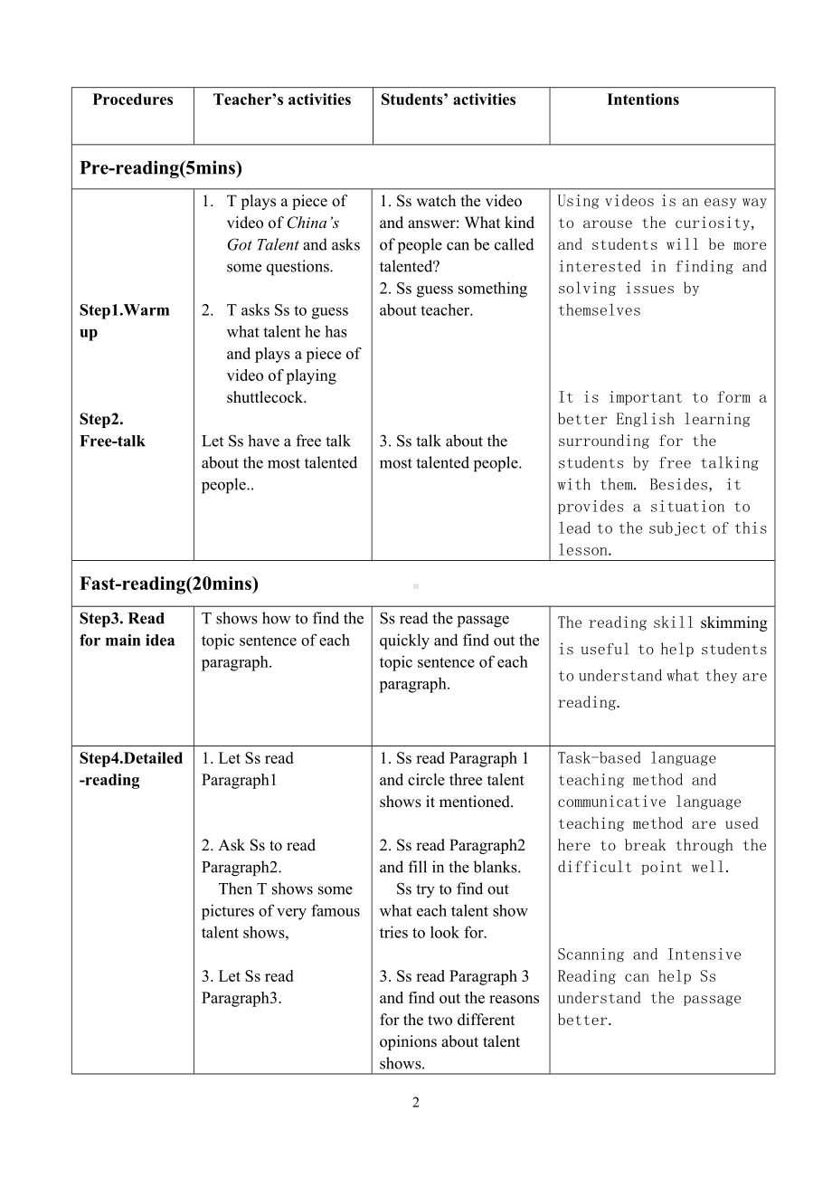 人教版英语八年级上册 Unit 4 Section B 2a —2e-教案.doc_第2页