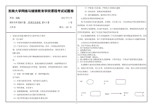 西南大学2022年网络与继续教育[9131]《管理信息系统》大作业试题（资料）.doc