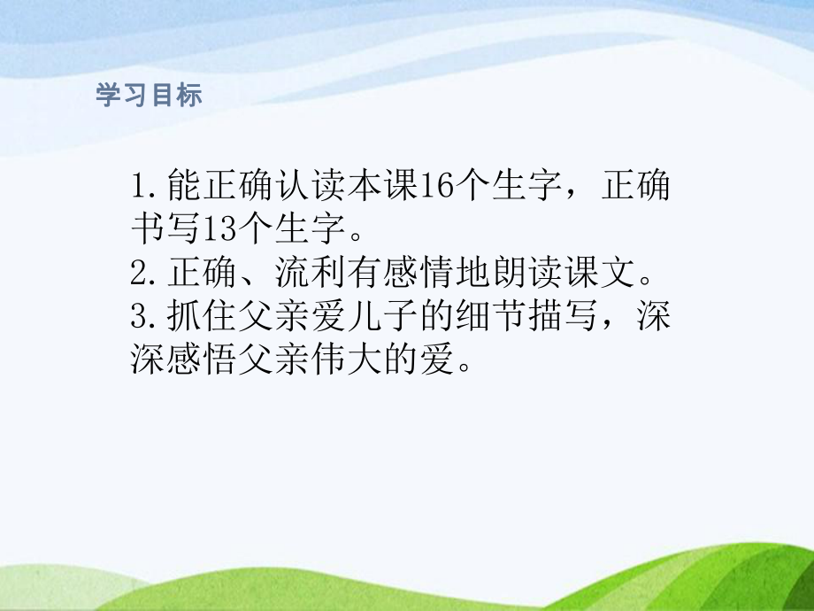 2023部编版语文五年级上册《19父爱之舟（课时课件）.pptx_第3页