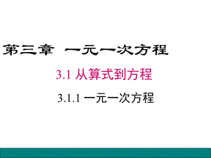 《一元一次方程》赛课一等奖教学课件.pptx