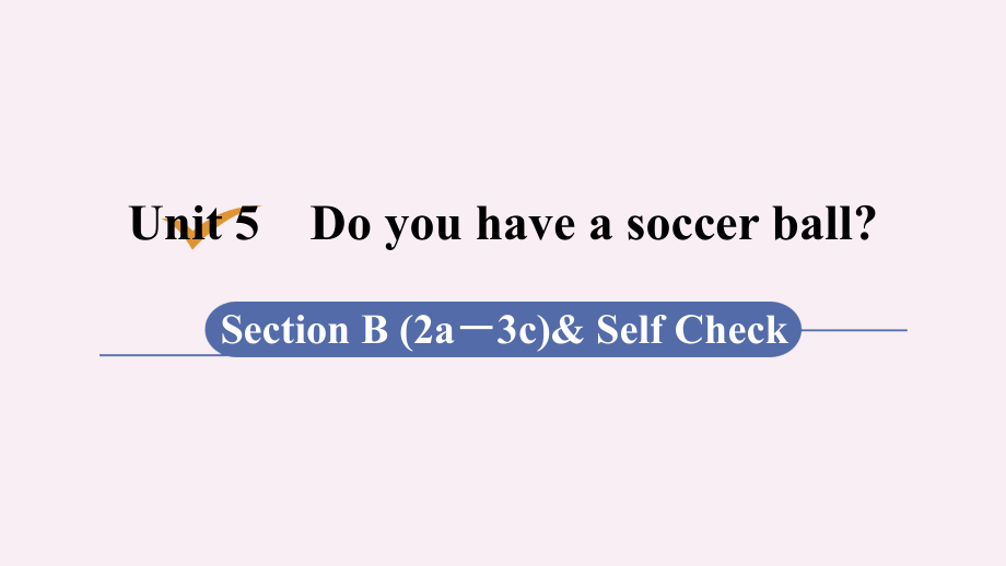 Unit5 Section B (2a－3c)& Self Check （ppt课件+音频）-2022新人教新目标版七年级上册《英语》.rar