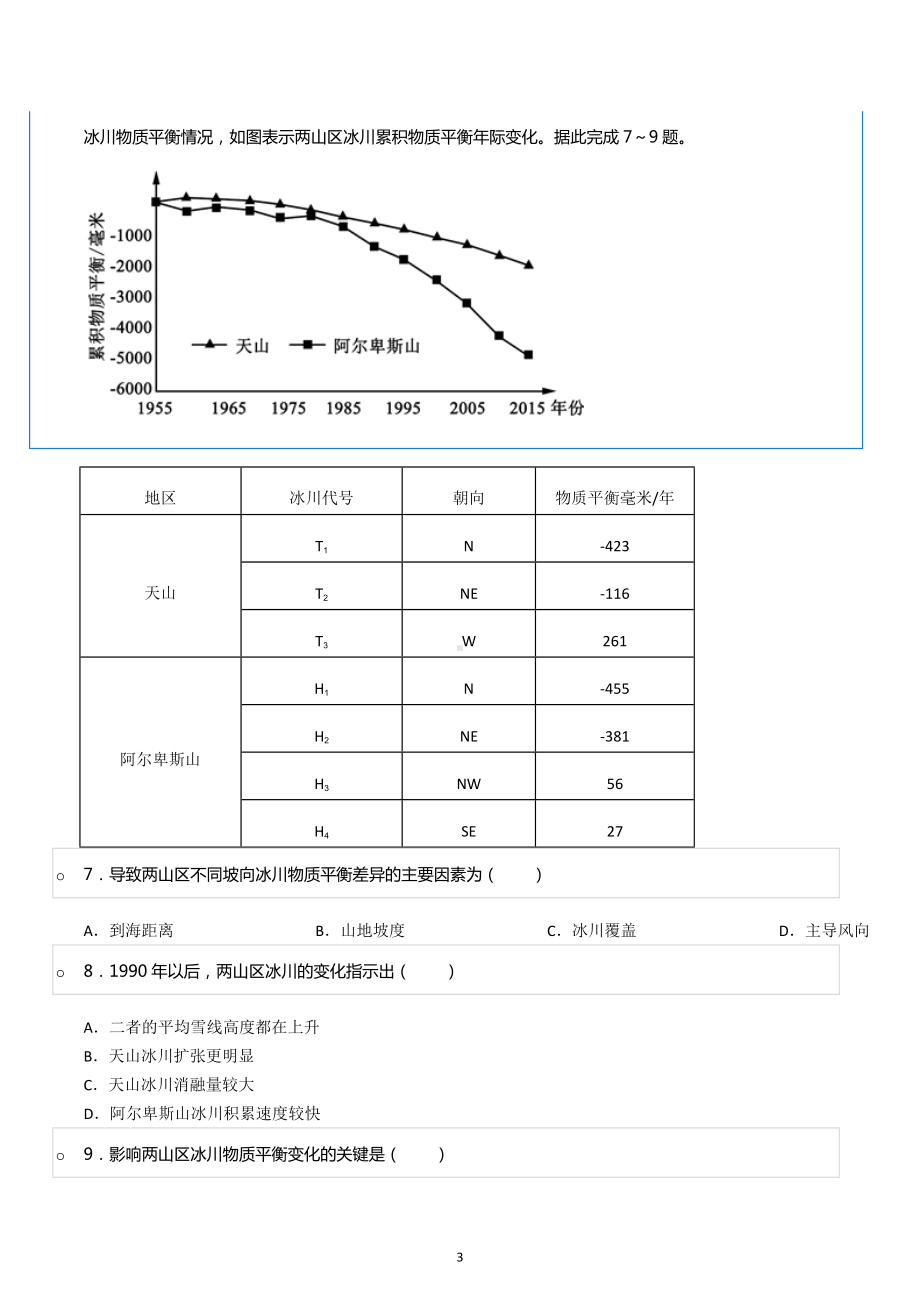 2022年河南省顶级名校高考地理联考试卷（四）.docx_第3页