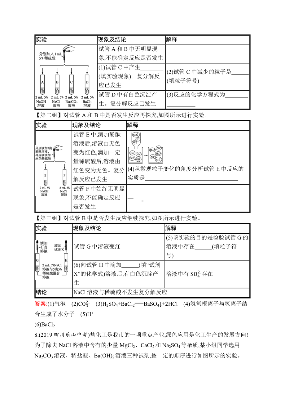 2023中考化学（人教版）练习 第11单元　盐　化肥.docx_第3页