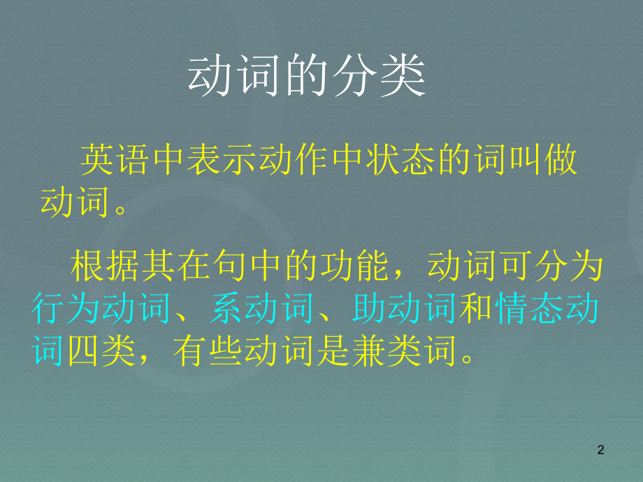 中考英语复习课件-动词的分类.ppt_第2页