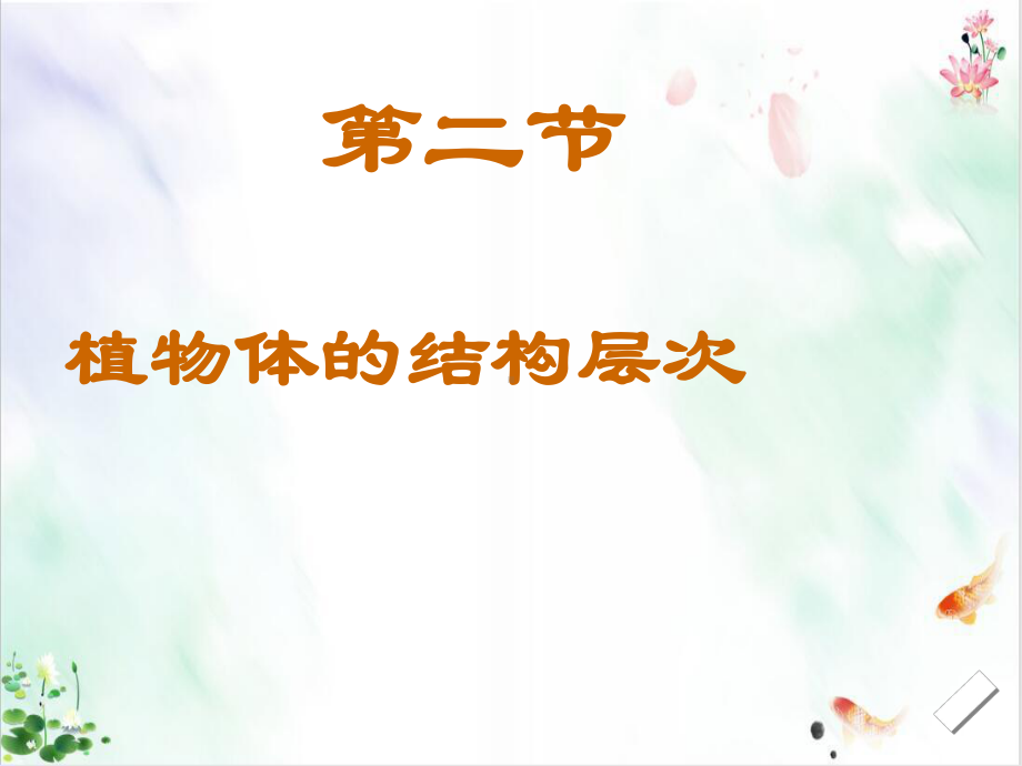 人教版《植物体的结构层次》授课用-课件.ppt_第1页