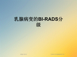 乳腺病变的BIRADS分级课件.ppt