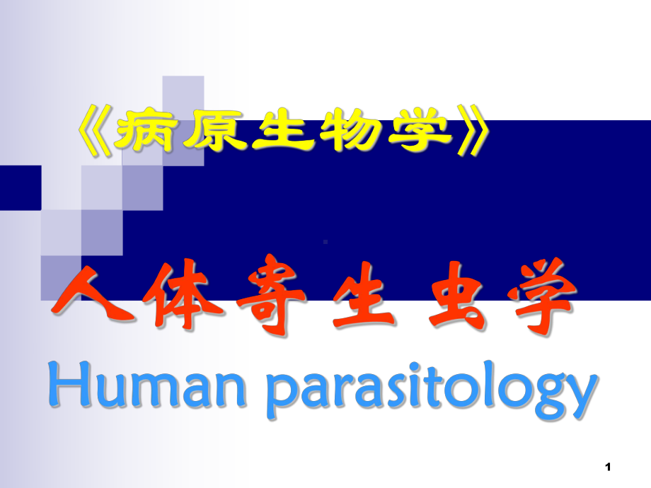 《病原生物学》人体寄生虫学课件.ppt_第1页