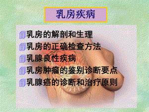 乳房疾病临床诊疗课件.ppt