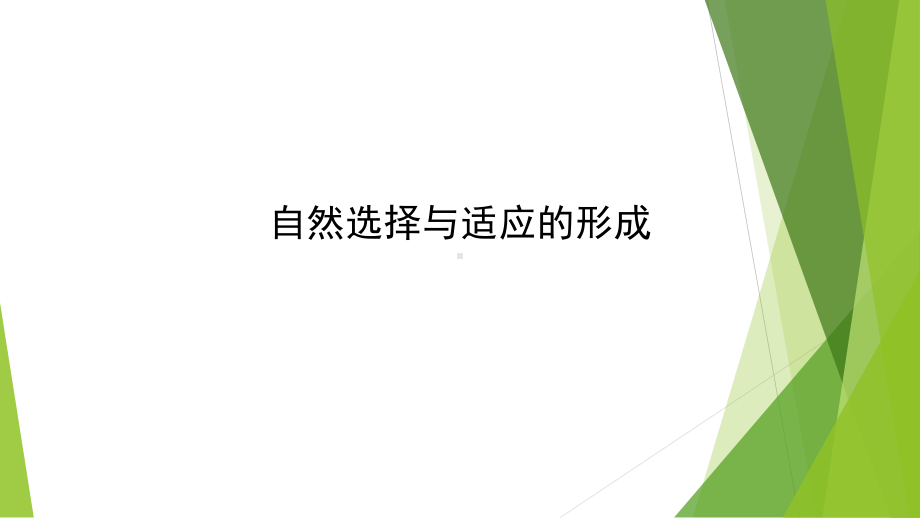 人教版生物新教材《自然选择与适应的形成》课件2.pptx_第2页