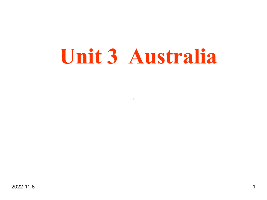 人教版高中英语选修九课件：课件：-Unit3Australia-Reading.ppt--（课件中不含音视频）_第1页