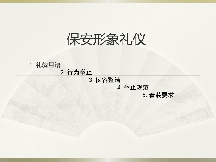 保安形象礼仪培训课件.ppt_第1页