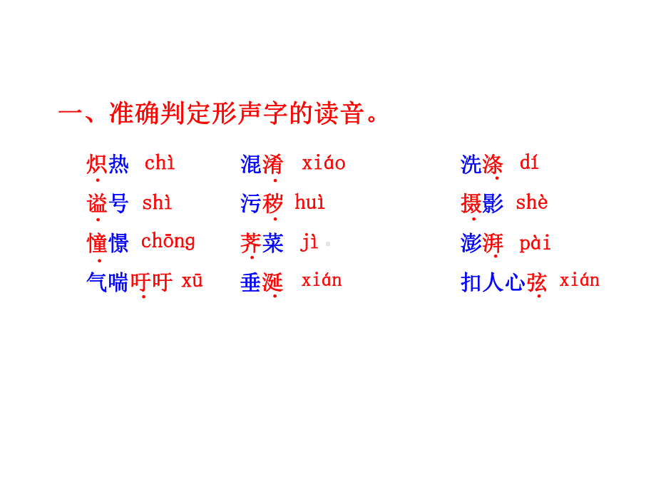 中考专题复习字音字形课件张.ppt_第3页