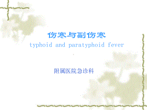 伤寒与副伤寒课件.ppt