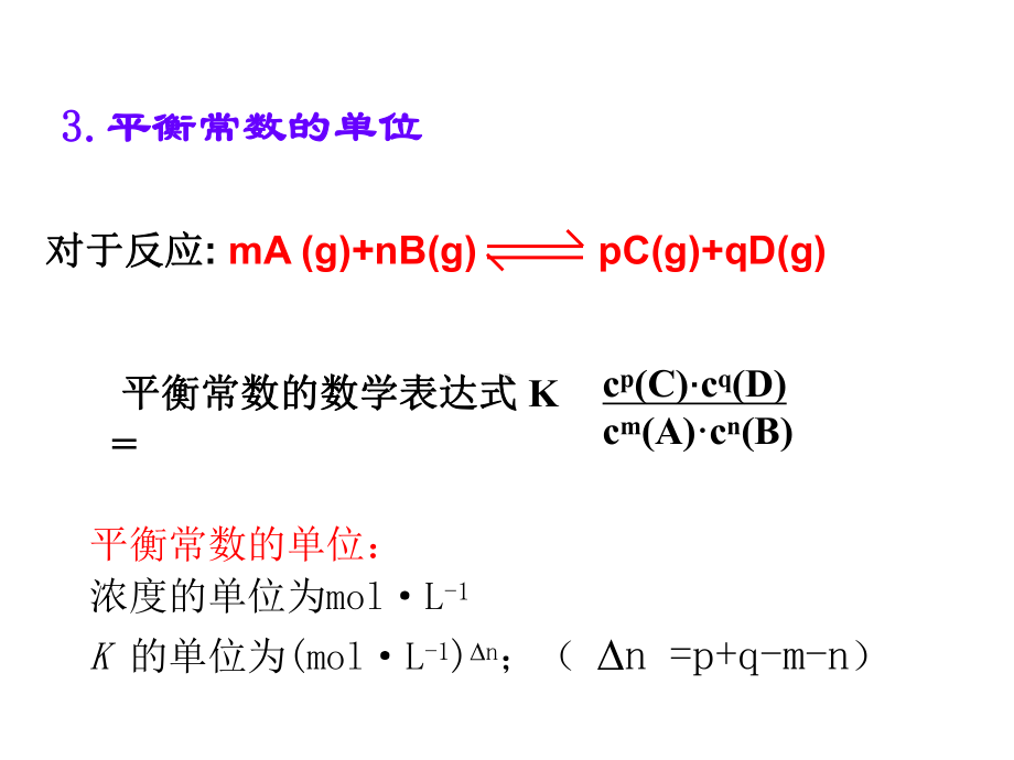 化学平衡常数-化学反应进行的方向(公开课)课件.ppt_第3页