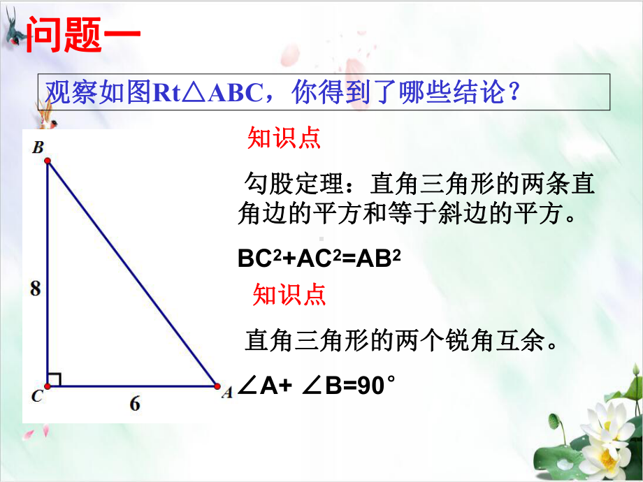 初中数学《直角三角形》课件北师大版3.ppt_第2页