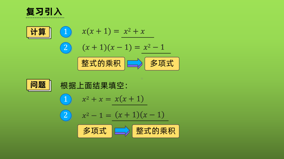 《因式分解-提公因式法》赛课创新课件.pptx_第2页