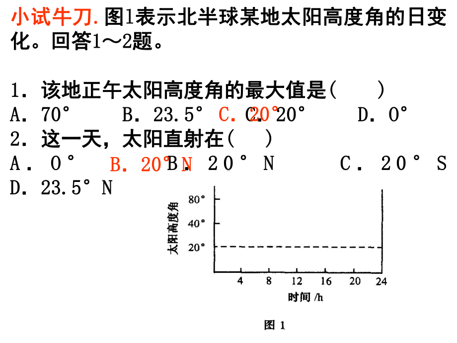 地理高考一轮复习-太阳高度(共31张)课件.ppt_第2页