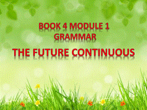 外研版英语必修四Module-1-Life-in-the-future-Grammar-公开课课件.ppt