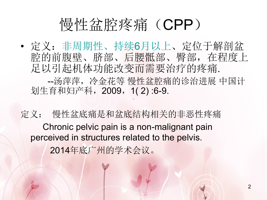 培训-非妇科因素所致慢性盆腔疼痛课件.ppt_第2页