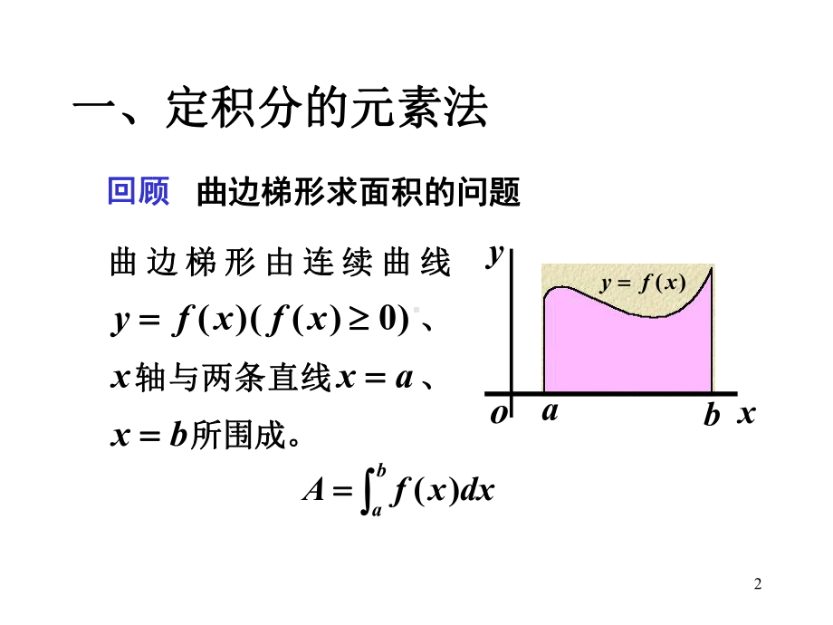 定积分的应用94287课件.ppt_第2页