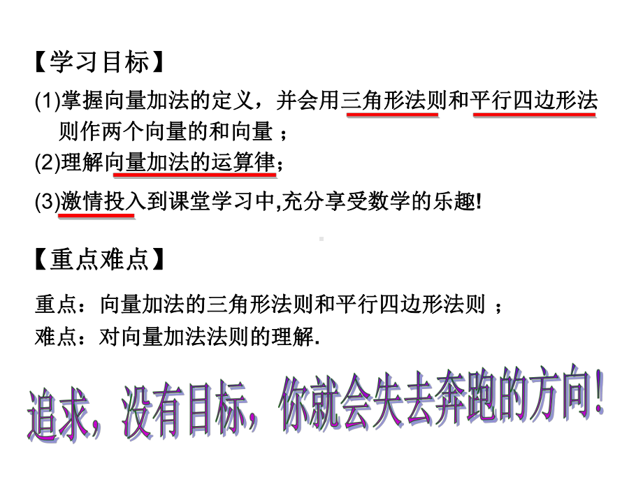 向量加法的定义及运算法则优质课课件.ppt_第3页