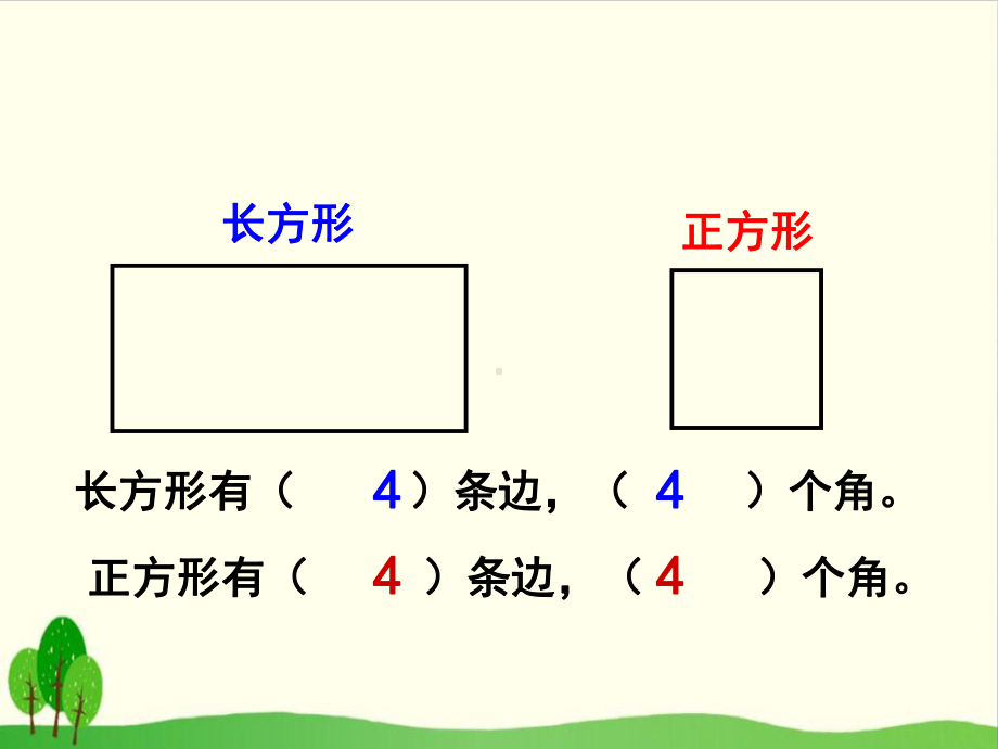 北京版教材《认识长方形和正方形》版1课件.pptx_第2页