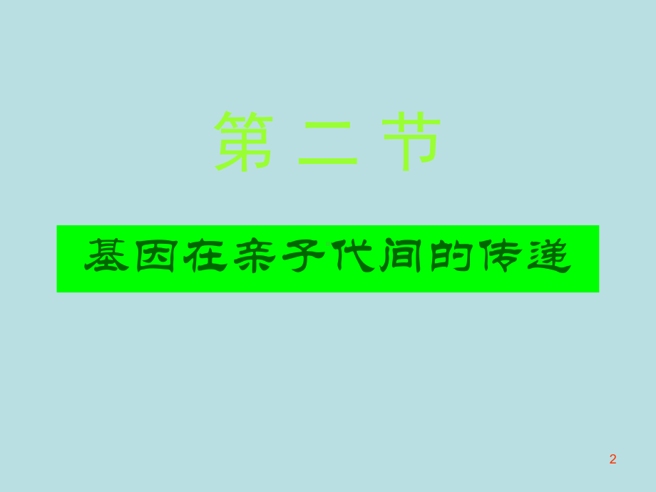 基因在亲子代间的传递课件.ppt_第2页