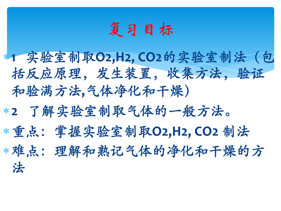 公开课化学常见气体的制备复习课件.ppt_第2页