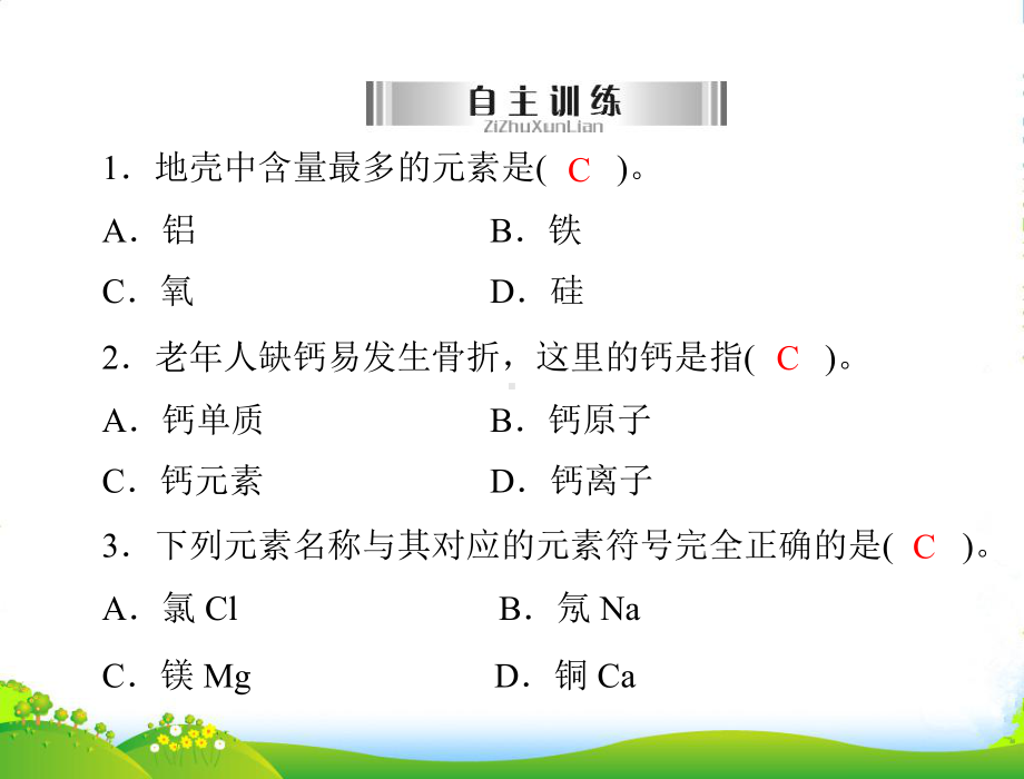 广东省中考化学复习-第3讲-元素及元素周期表1课件.ppt_第2页