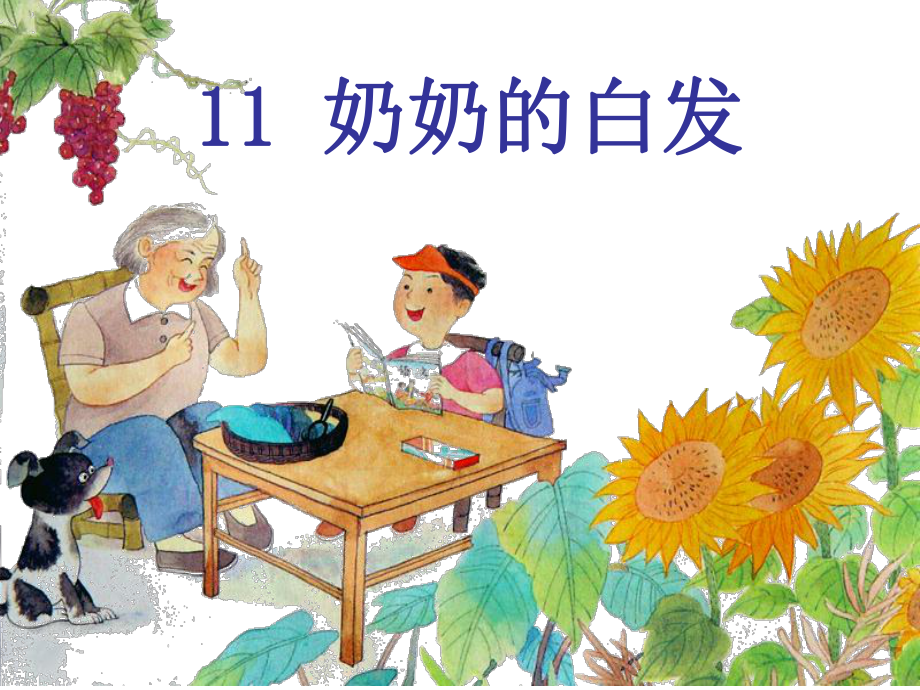 奶奶的白发(定)课件.ppt_第1页