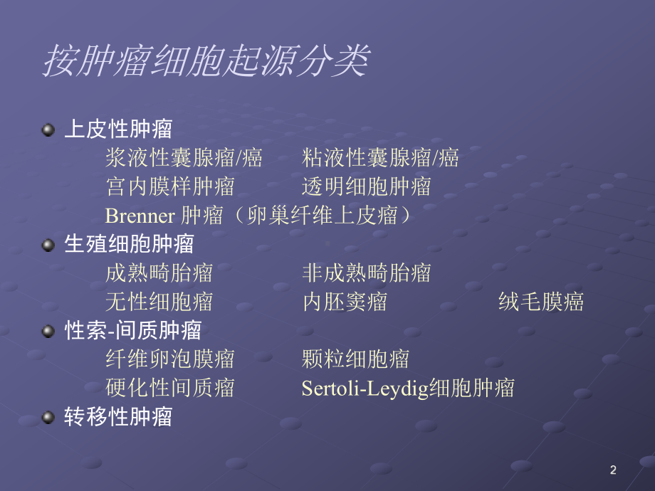 卵巢肿瘤的影像学表现及鉴别医学课件.ppt_第2页