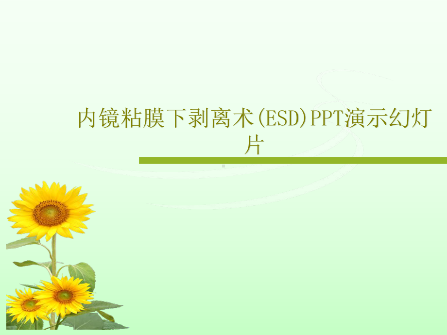 内镜粘膜下剥离术(ESD)教学课件共31张课件.ppt_第1页