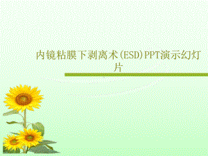 内镜粘膜下剥离术(ESD)教学课件共31张课件.ppt