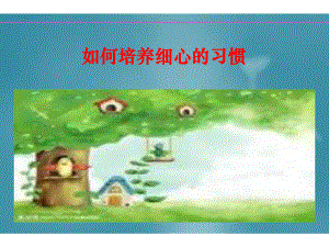 如何培养细心的习惯课件.ppt