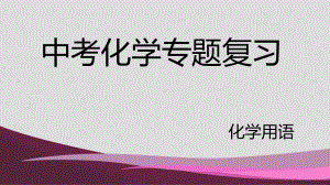 山东中考化学专题复习化学用语(共23张)课件.pptx