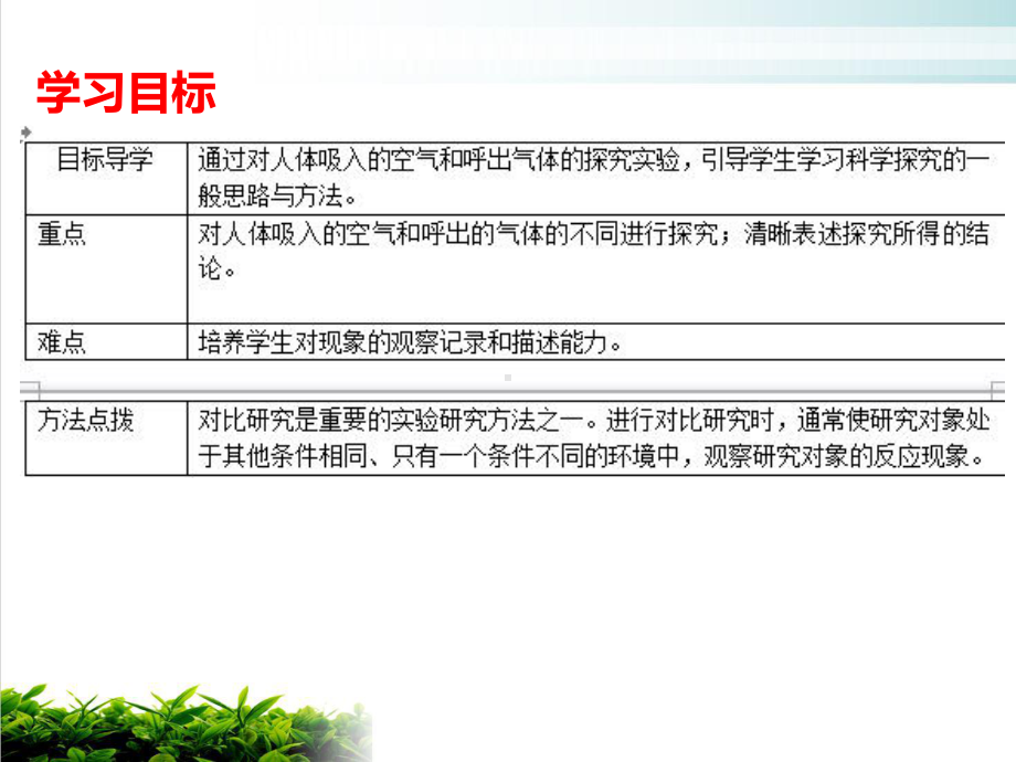 化学知识点讲解4：对人体吸入的空气和呼出的气体的探究(共17张)课件.pptx_第3页