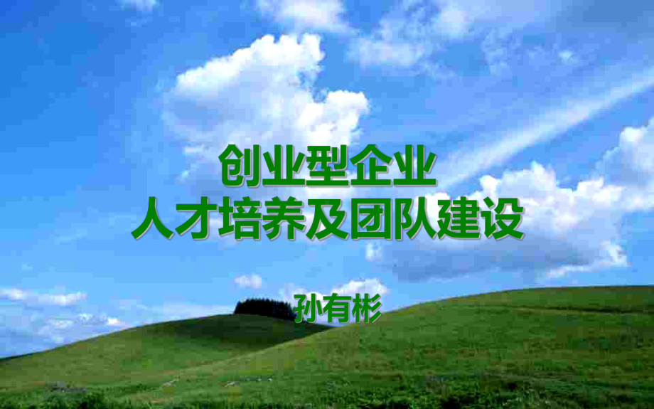 创业型企业人才培养与团队建设课件.ppt_第1页