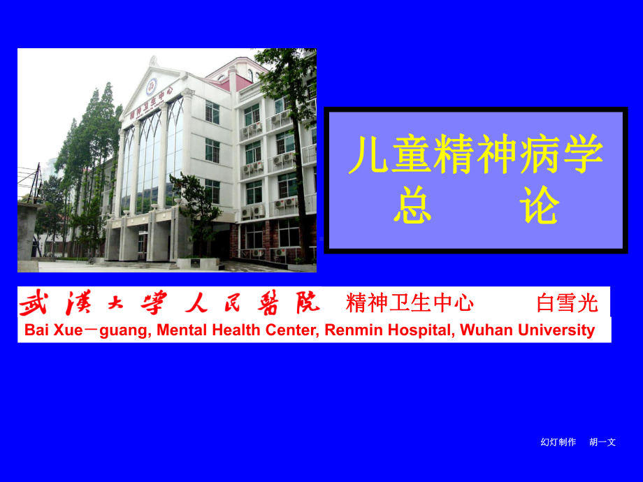 儿童精神病学总论课件.ppt_第1页