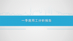 季度人力资源分析报告书课件.ppt