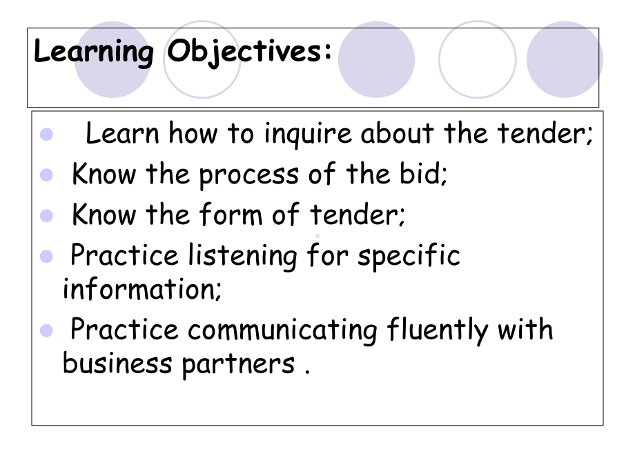 商务英语听说(第二册)Programme-5-Inviting-Bids-and-Bidding[精]课件.ppt_第2页