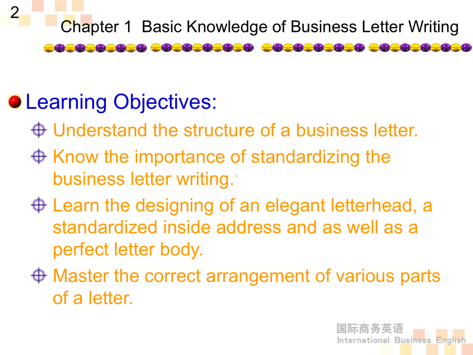 国际商务英语-Chapter-1-Basic-Knowledge-of-Business-Letter-Writing[精]课件.ppt_第2页