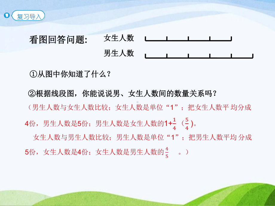 2023人教版数学六年级上册《第7课时分数除法的应用（三）（P40例6）》.pptx_第2页