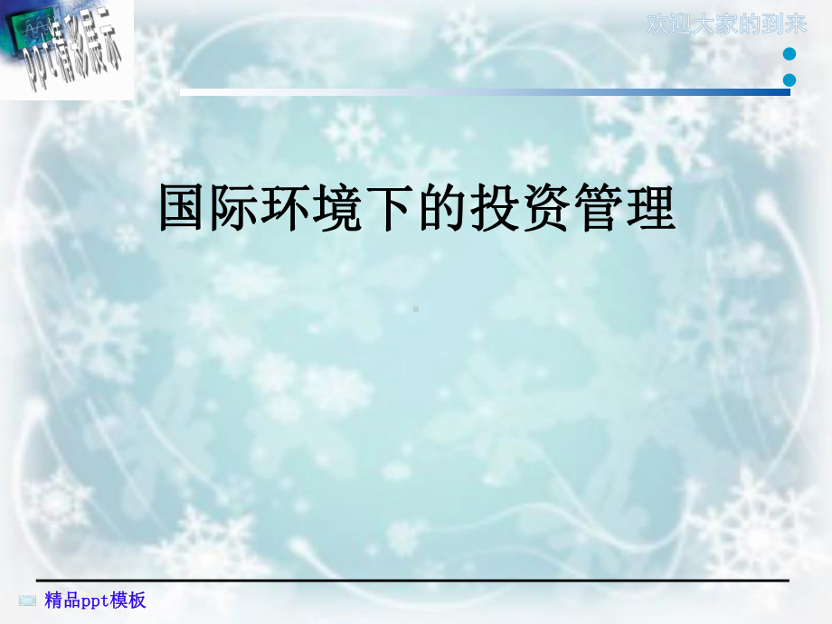 国际环境下的投资管理课件.ppt_第1页