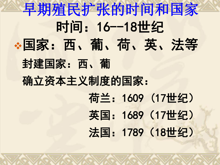 北师大版历史必修2第五单元第15课殖民扩张和掠夺(共22张)课件.ppt_第3页